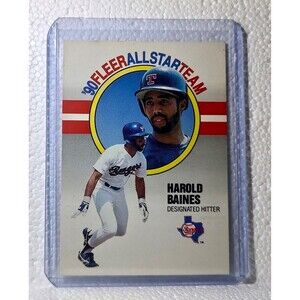 Harold Baines 1990 Fleer MLB #1 Baseball Card Texas Rangers